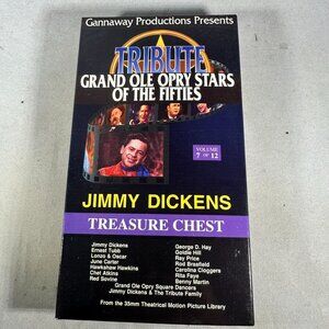 Tribute Grand Ole Opry Stars Of The Fifties Jimmy Dickens VHS Volume 7 Gannaway